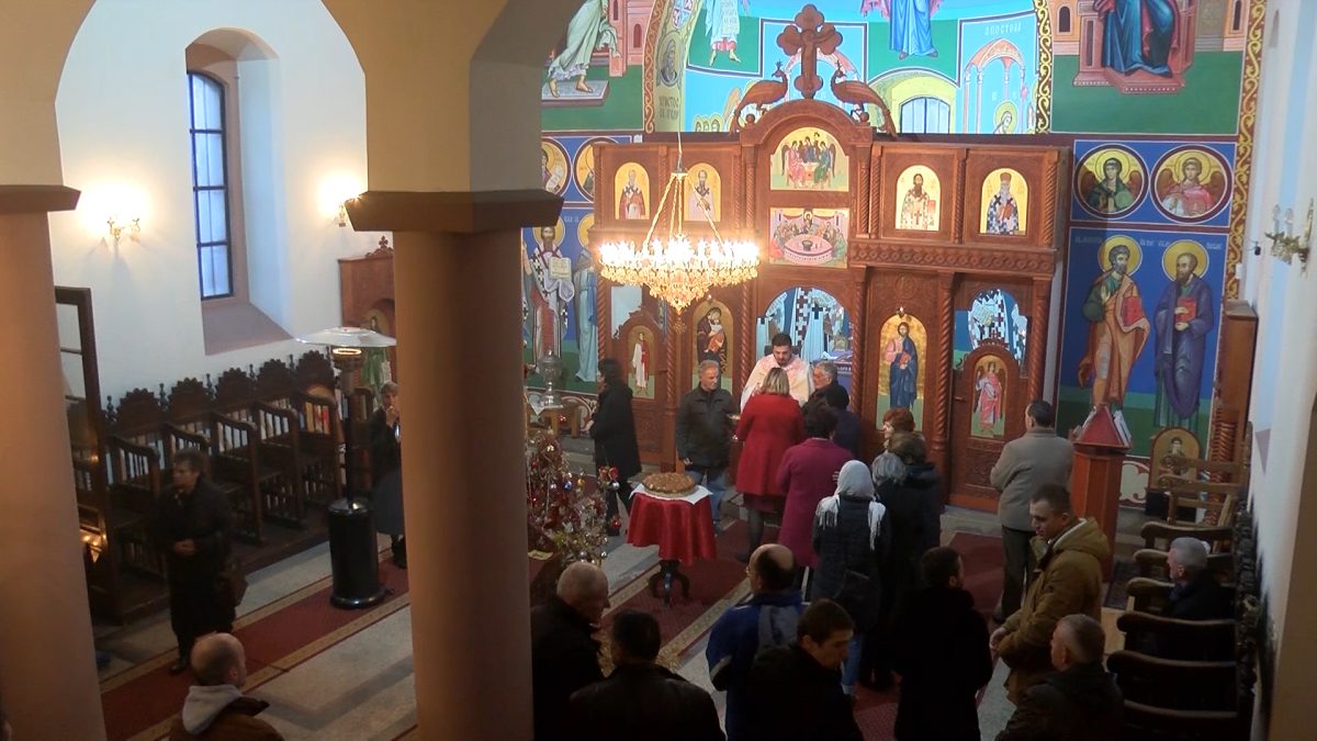 U CRKVI SVETOG ILIJE PROROKA U ILIJAŠU SLUŽENA BOŽIĆNA LITURGIJA