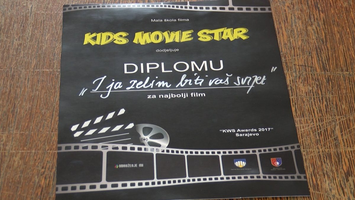 KRATKI FILM “I JA ŽELIM BITI VAŠ SVIJET” UČENIKA OŠ “ZAHID BARUČIJA”  PROGLAŠEN NAJBOLJIM