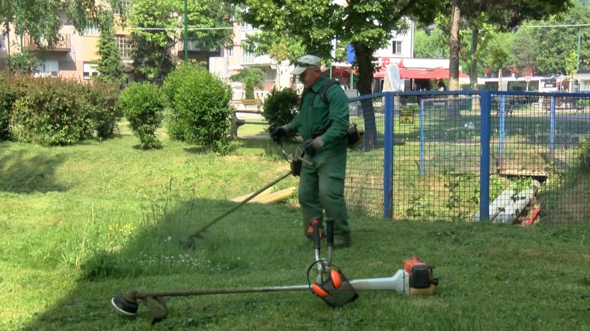 RADNICI PREDUZEĆA “PARK” REDOVNO ODRŽAVAJU PARKOVE I ZELENE POVRŠINE