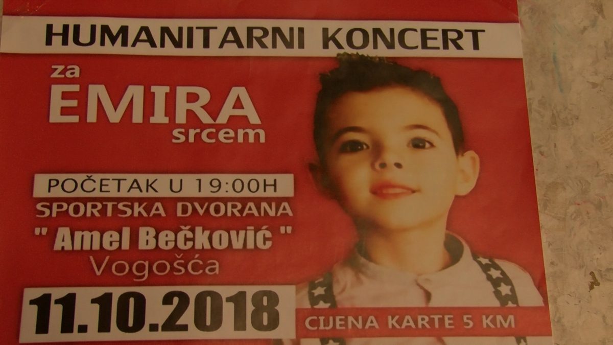 SUTRA HUMANITARNI KONCERT ZA EMIRA BUZU