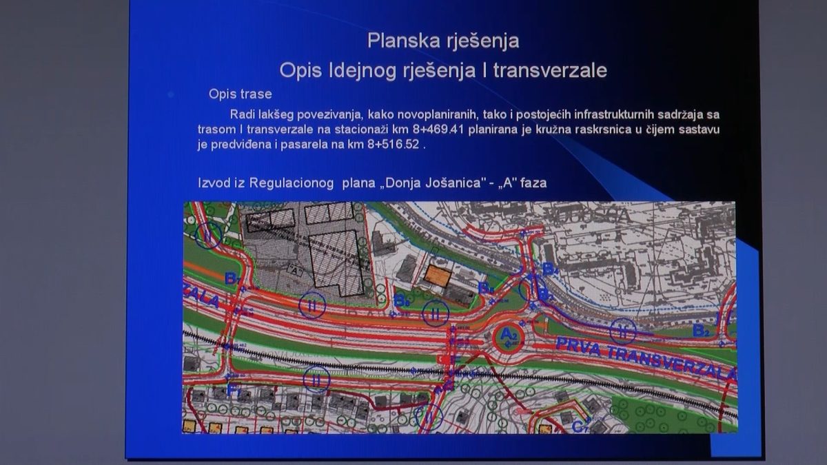REGULACIONI PLANOVI KOJI SE ODNOSE NA IZGRADNJU PRVE TRANSVERZALE UPUĆENI U JAVNU RASPRAVU