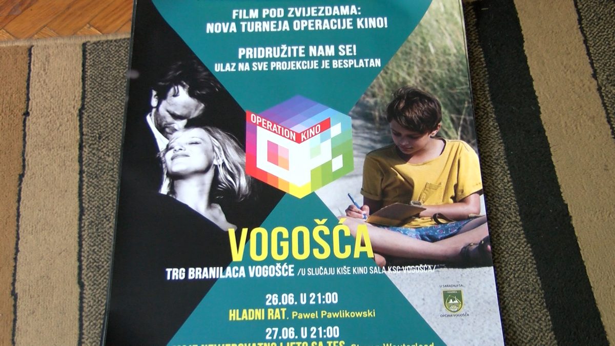 NOVA TURNEJA “OPERACIJE KINO” – DVA FILMA U VOGOŠĆI