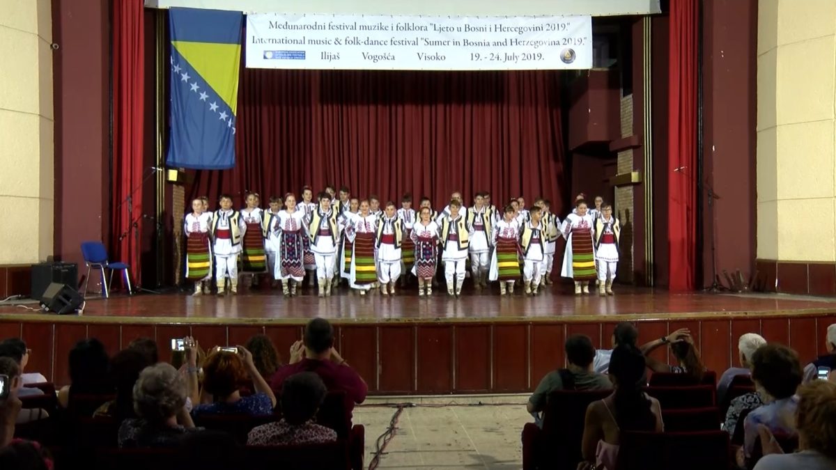 VOGOŠĆA PRVI PUT BILA DIO MEĐUNARODNOG FESTIVALA FOLKLORA I MUZIKE “LJETO U BOSNI I HERCEGOVINI”