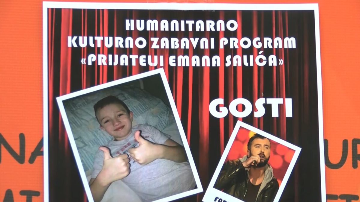 20. SEPTEMBRA HUMANITARNO-ZABAVNI KONCERT ZA LIJEČENJE EMANA SALIĆA