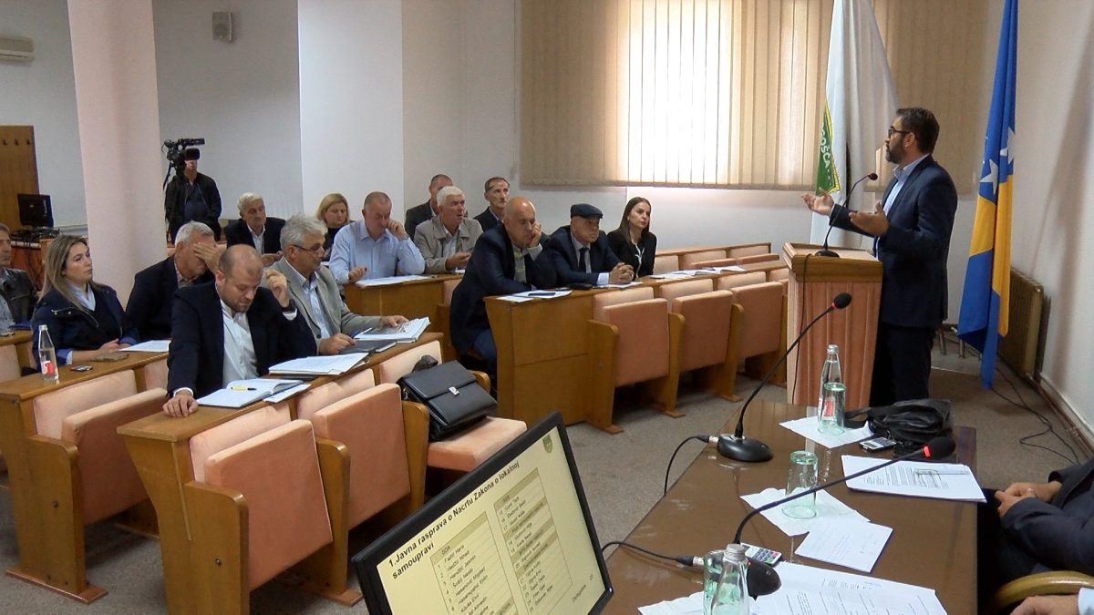 JAVNA RASPRAVA O NACRTU ZAKONA O LOKALNOJ SAMOUPRAVI TEMATIKA SJEDNICE OPĆINSKOG VIJEĆA VOGOŠĆA