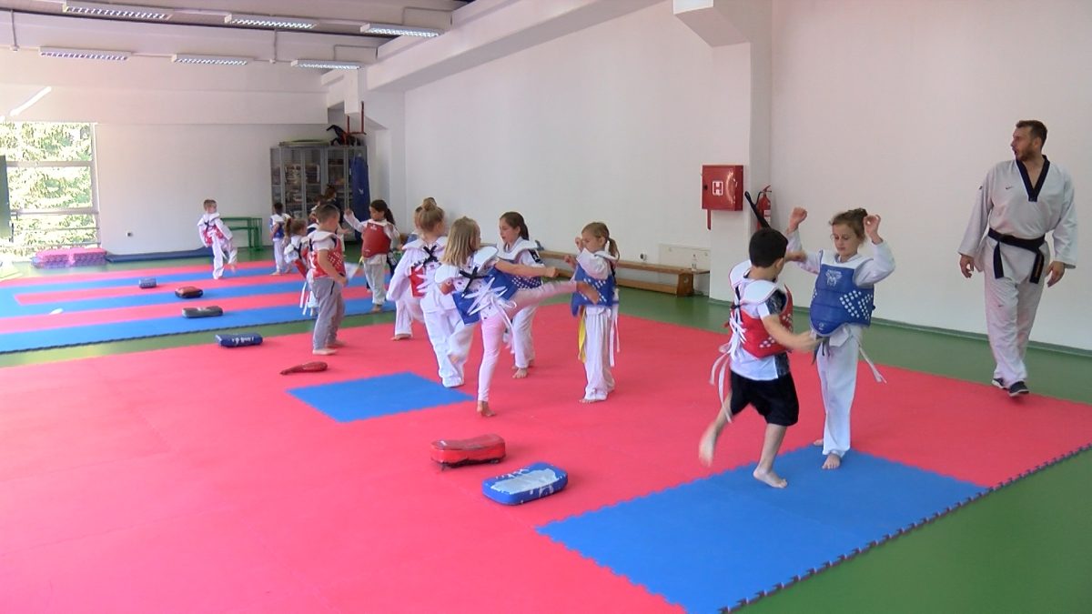ČLANOVI TAEKWONDO KLUBA VICTORY VRIJEDNO TRENIRAJU