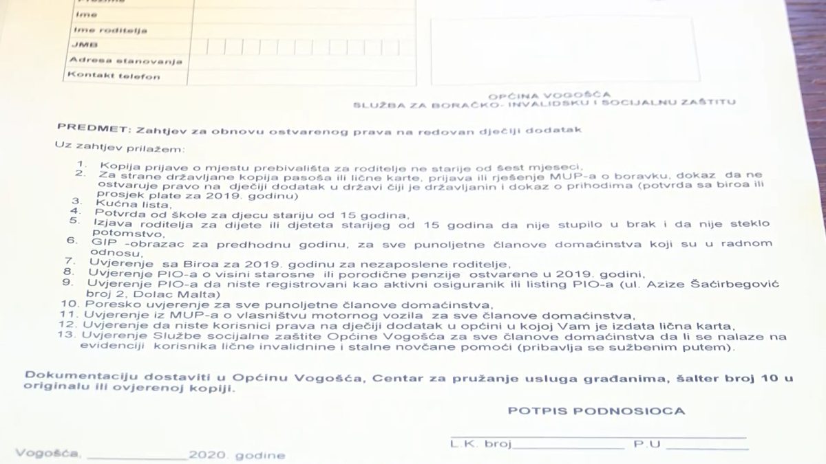 PRAVO NA DODATAK NA DJECU: REVIZIJA POČINJE 1. SEPTEMBRA