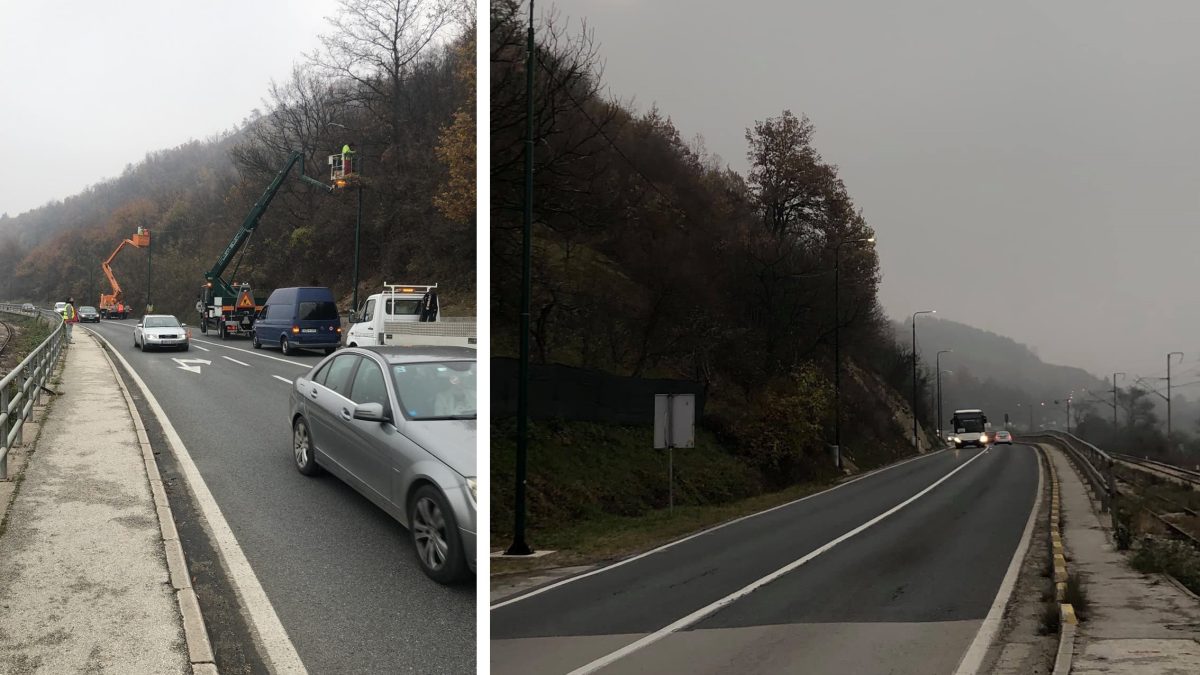 PUŠTENA U RAD JAVNA RASVJETA OD VOGOŠĆANSKE PETLJE DO POTUROVIĆA