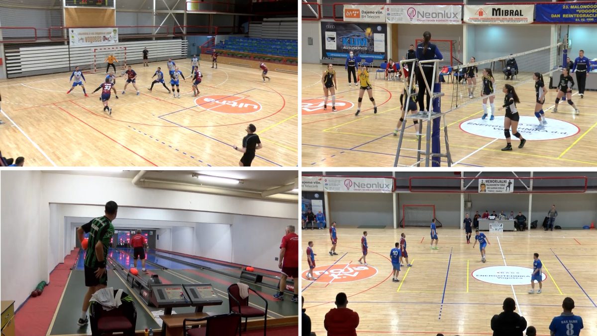 BROJNI SPORTSKI DOGAĐAJI OVOG VIKENDA U VOGOŠĆI, NAŽALOST BEZ PRISUSTVA PUBLIKE