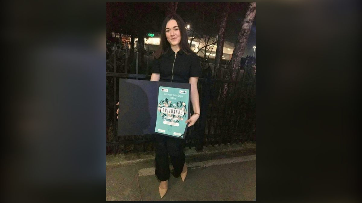 USPJEŠNA VOGOŠĆANSKA LAVICA HANA  KAHRIMAN DOBILA PRIZNANJE ZA OSTVARENI VRHUNSKI REZULTAT U 2020. GODINI