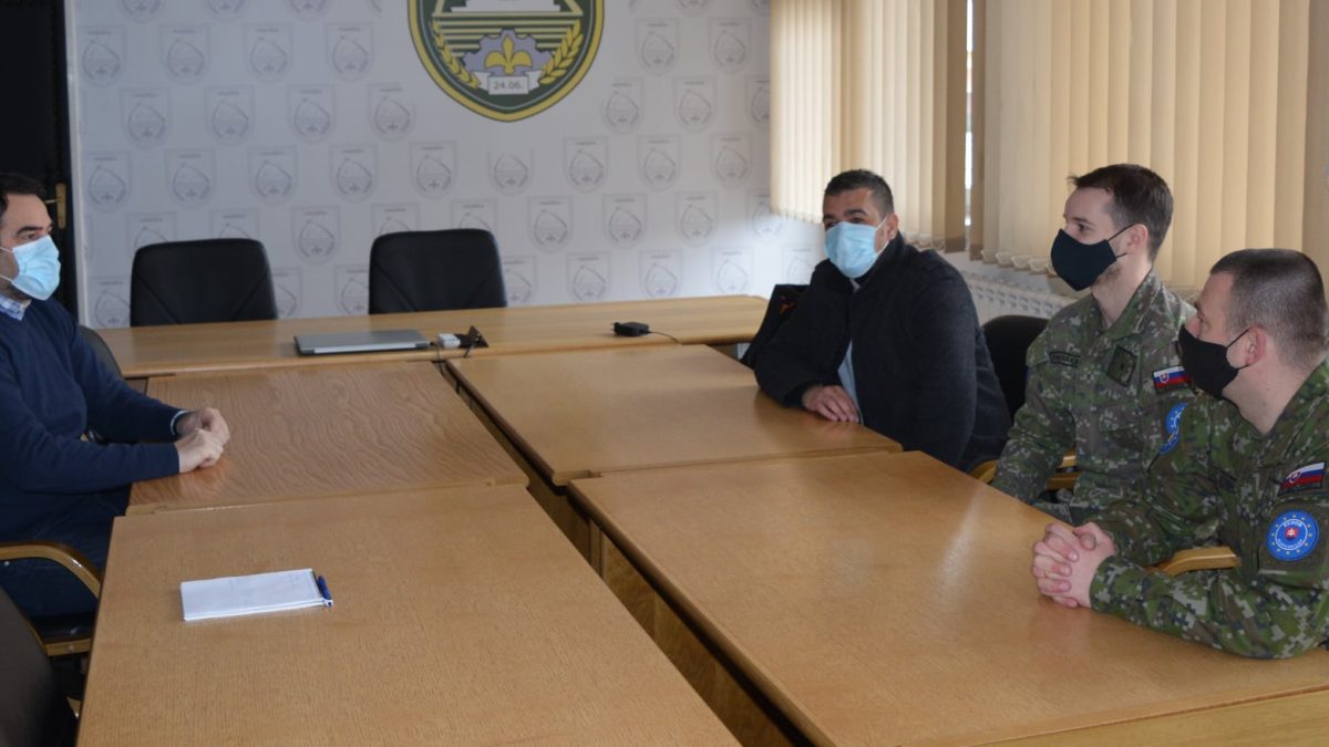 PREDSTAVNICI EUFOR-A POSJETILI NAČELNIKA SMAJIĆA