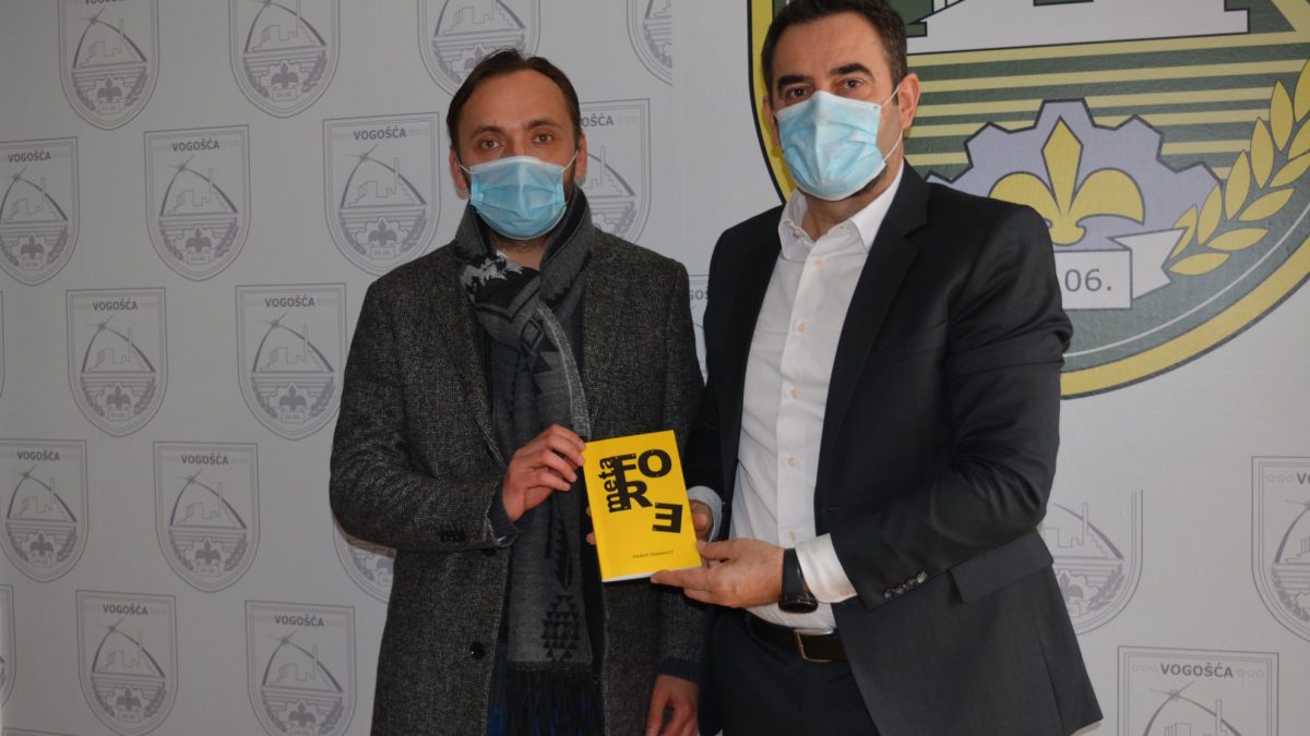 OPĆINSKI NAČELNIK PRIMIO VEDADA HASANOVIĆA AUTORA KNJIGE AFORIZAMA