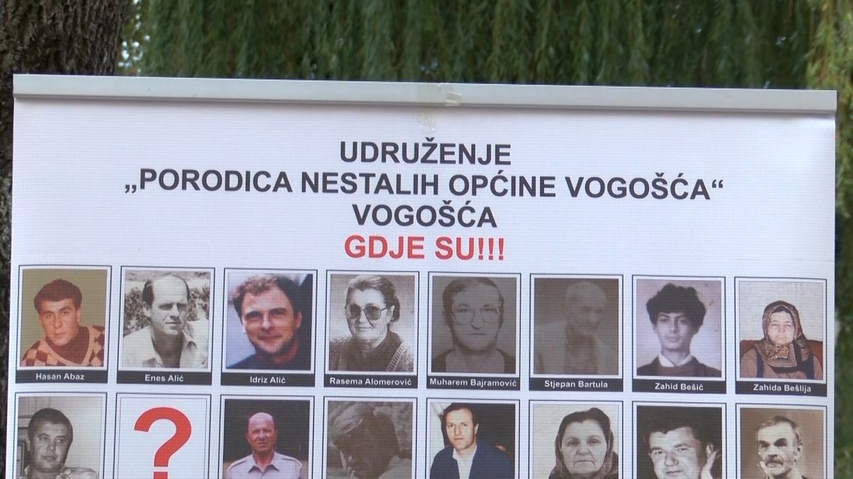 VOGOŠĆANSKO UDRUŽENJE PORODICA NESTALIH NEZADOVOLJNO PROCESOM TRAŽENJA NESTALIH OSOBA