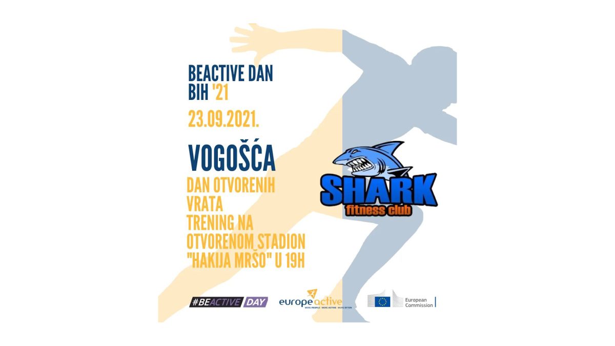 BE ACTIVE DAN – TRENING NA OTVORENOM U VOGOŠĆI