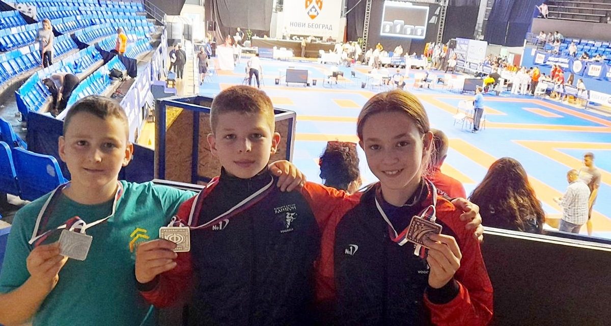 SAMBONU TRI MEDALJE NA PRVENSTVA BALKANA