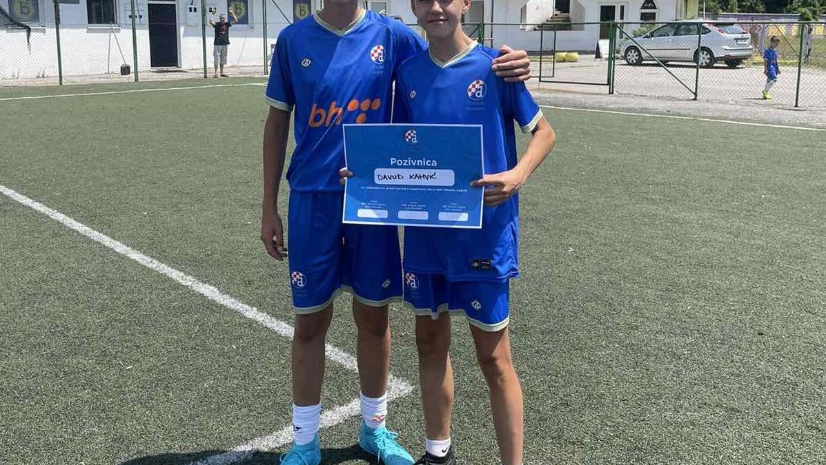 ČLAN KLUBA MALOG NOGOMETA VOGOŠĆA DAVUD KAHVIĆ PUTUJE NA PROBU U ZAGREBAČKI DINAMO