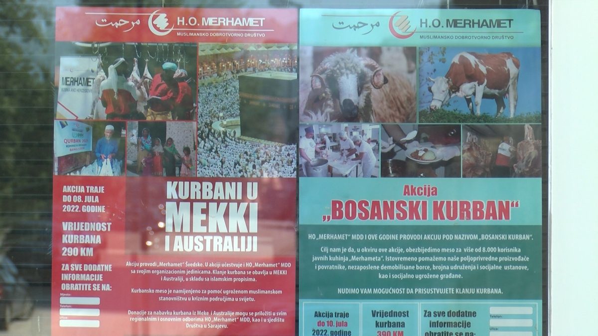 “MERHAMET” TRADICIONALNO I OVE GODINE PROVODI AKCIJE “BOSANSKI KURBAN” I “KURBANI U MEKKI I AUSTRALIJI”