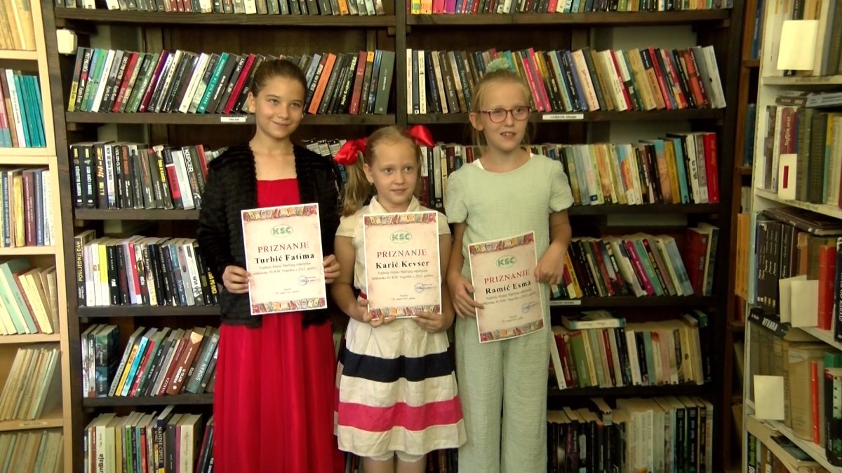 BIBLIOTEKA JU KSC VOGOŠĆA NAGRADILA NAJVRIJEDNIJE ČITAOCE