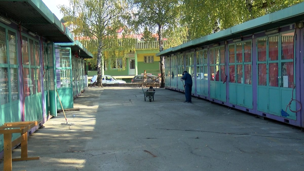 KJKP „TRŽNICE PIJACE“ SARAJEVO RADE  NA UREĐENJU GRADSKE PIJACE U VOGOŠĆI