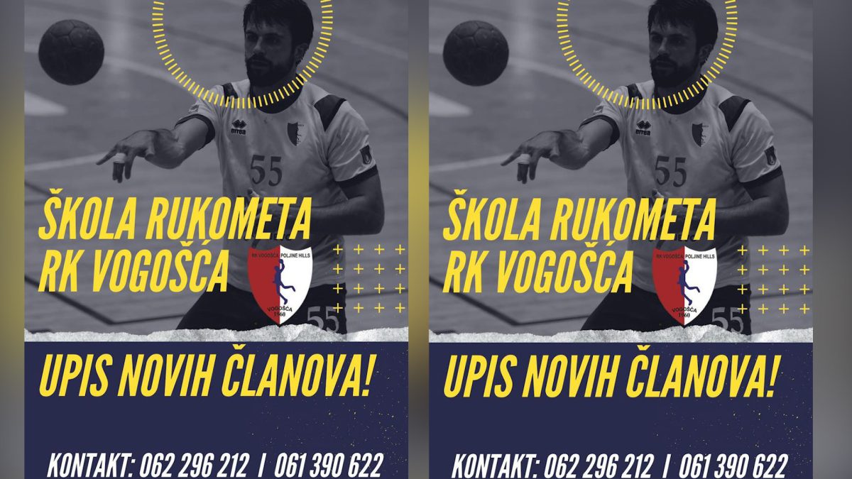 RK „VOGOŠĆA“ POKREĆE ŠKOLU RUKOMETA