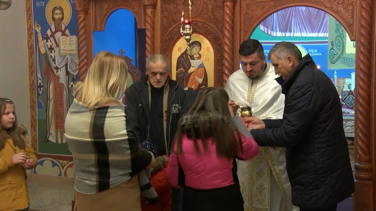 BOŽIĆNA LITURGIJA SLUŽENA U CRKVI SVETOG ILIJE PROROKA U ILIJAŠU