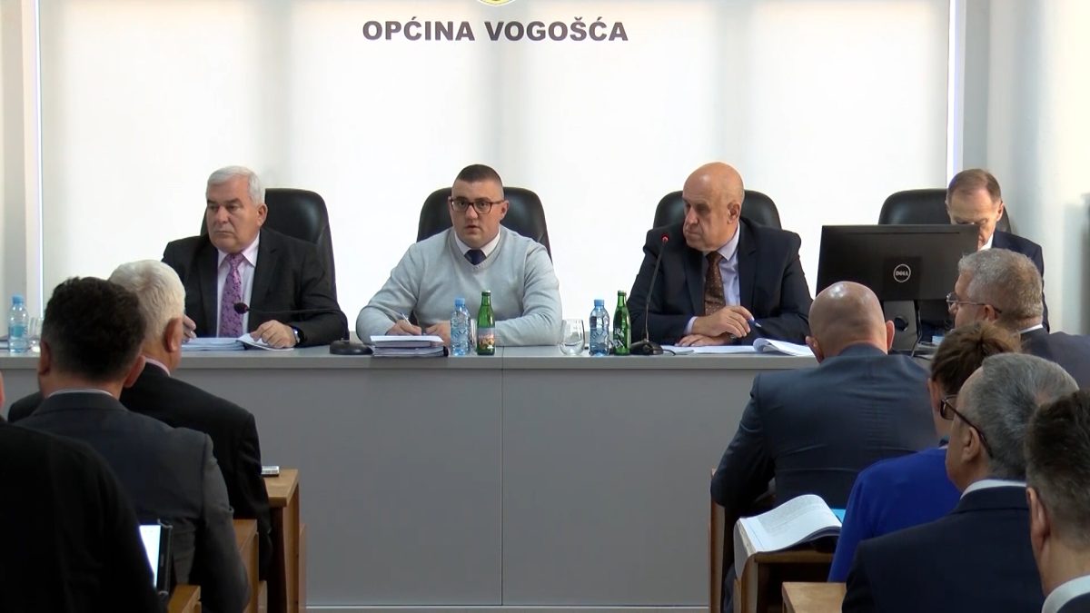 SUTRA 22. REDOVNA SJEDNICA OPĆINSKOG VIJEĆA VOGOŠĆA