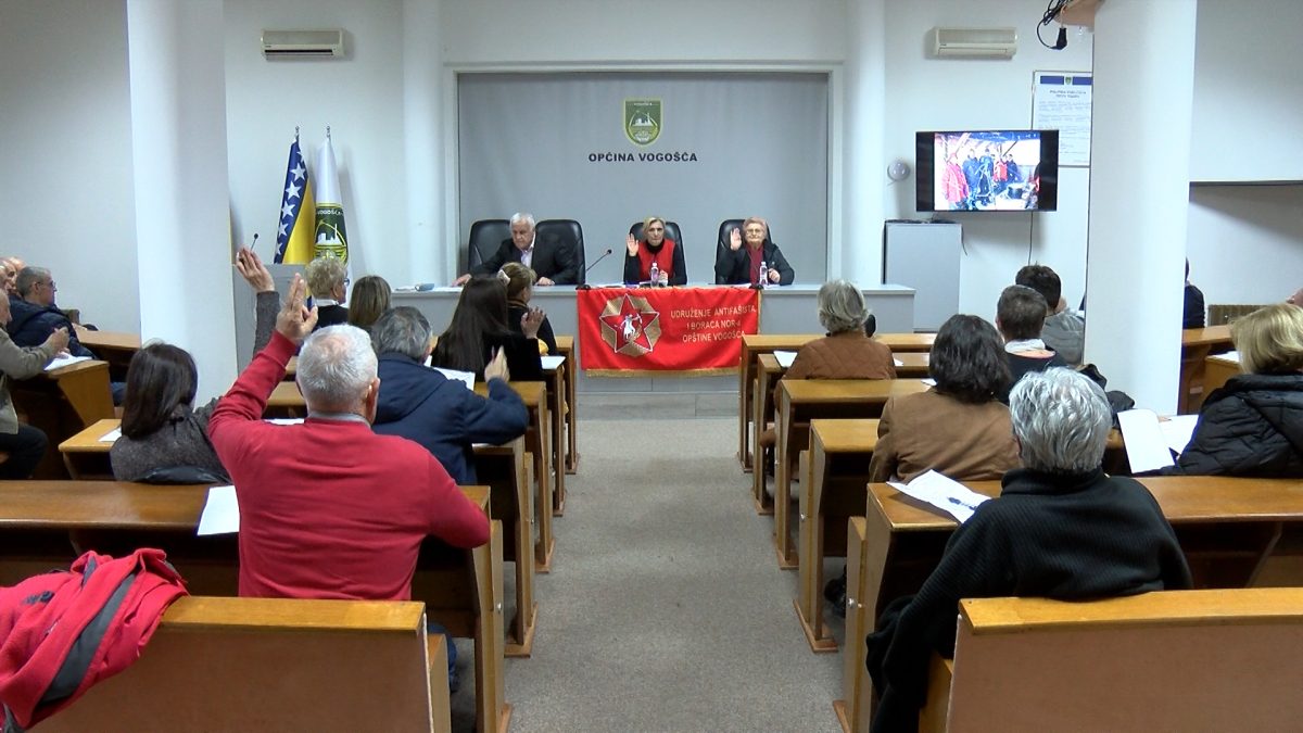UDRUŽENJE ANTIFAŠISTA I BORACA NOR-a VOGOŠĆA ODRŽALO IZVJEŠTAJNU SKUPŠTINU