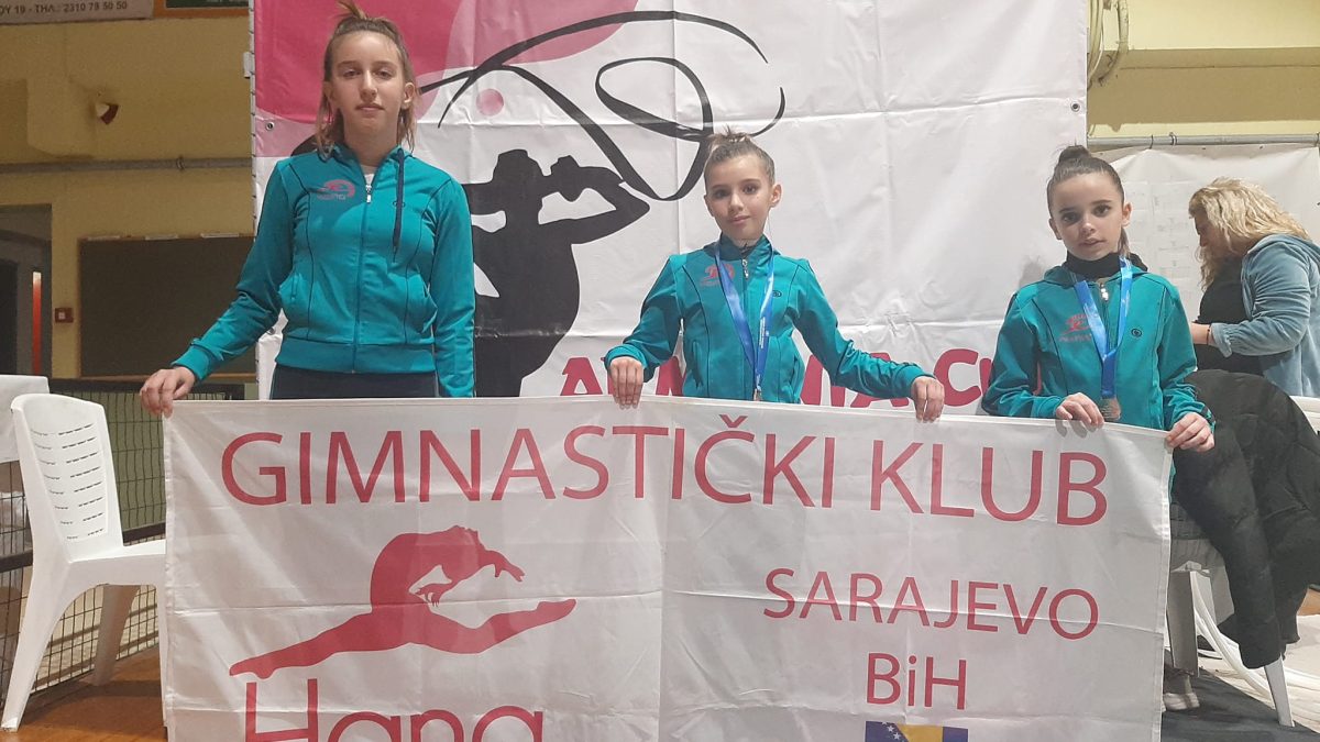 ČLANICE GIMNASTIČKOG KLUBA “HANA” NASTUPILE NA TAKMIČENJU U GRČKOJ