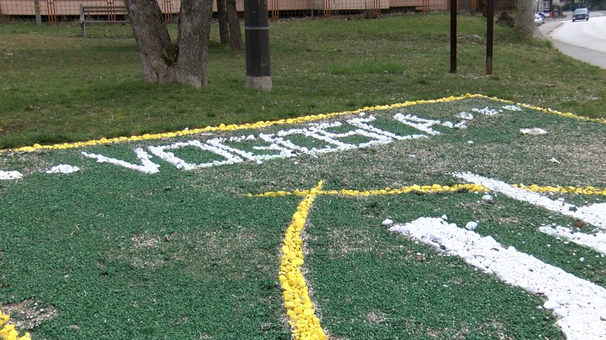 RADNICI PREDUZEĆA “PARK” UREĐUJU JAVNE ZELENE POVRŠINE U VOGOŠĆI