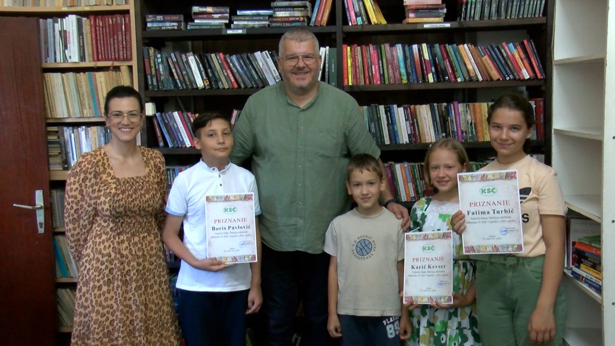 U VOGOŠĆANSKOJ BIBLIOTECI NAJAKTIVNIJIM MALIM ČITAOCIMA URUČENE NAGRADE