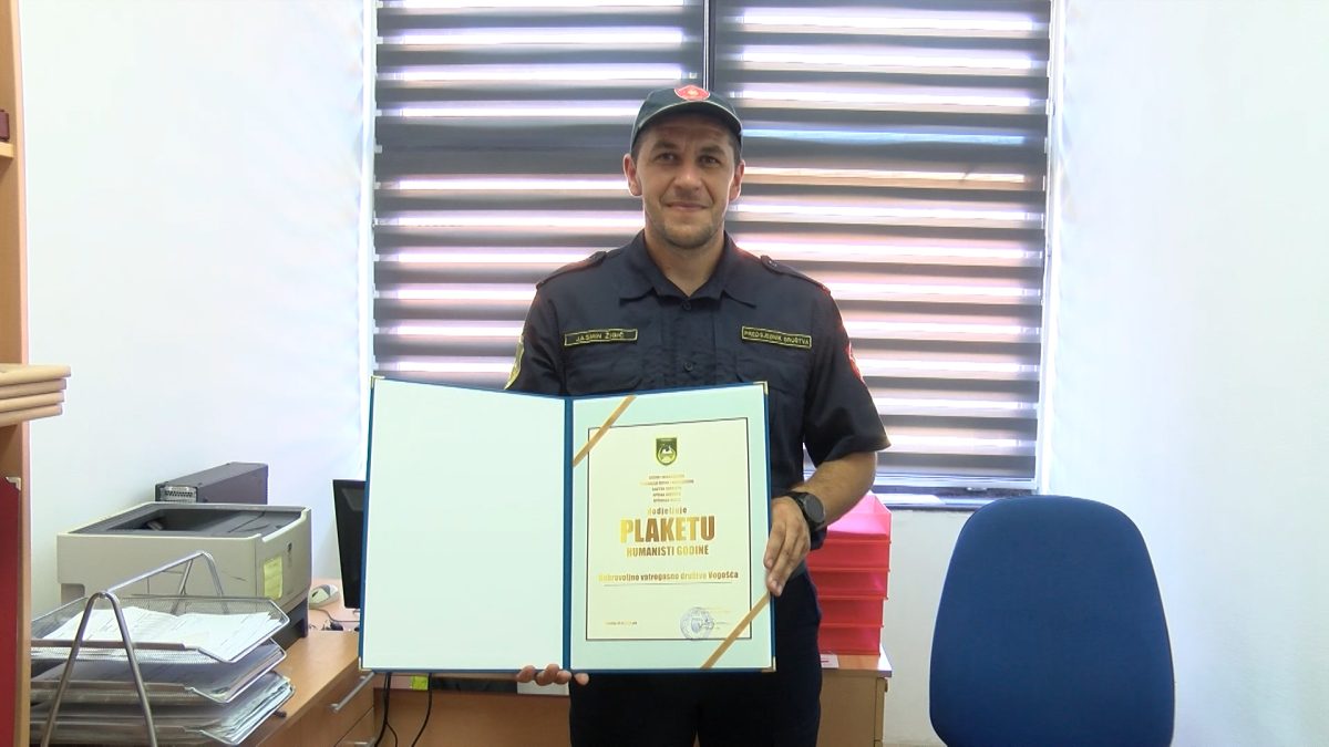 VATROGASNO DRUŠTVO „VOGOŠĆA“ DOBITNIK PLAKETE HUMANISTA GODINE