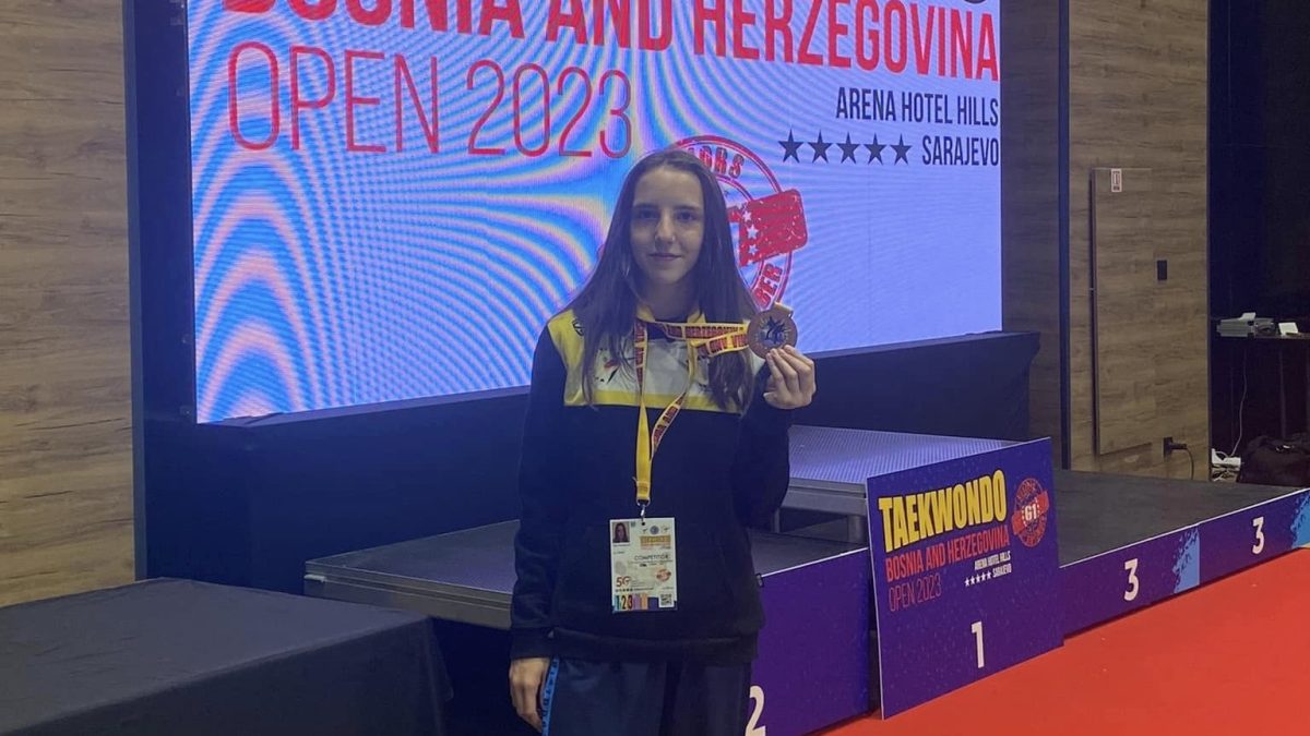 ENA HUSEJNOVIĆ BRONZANA NA MEĐUNARODNOM TAEKWONDO TURNIRU “BOSNIA AND HERZEGOVINA OPEN 2023”