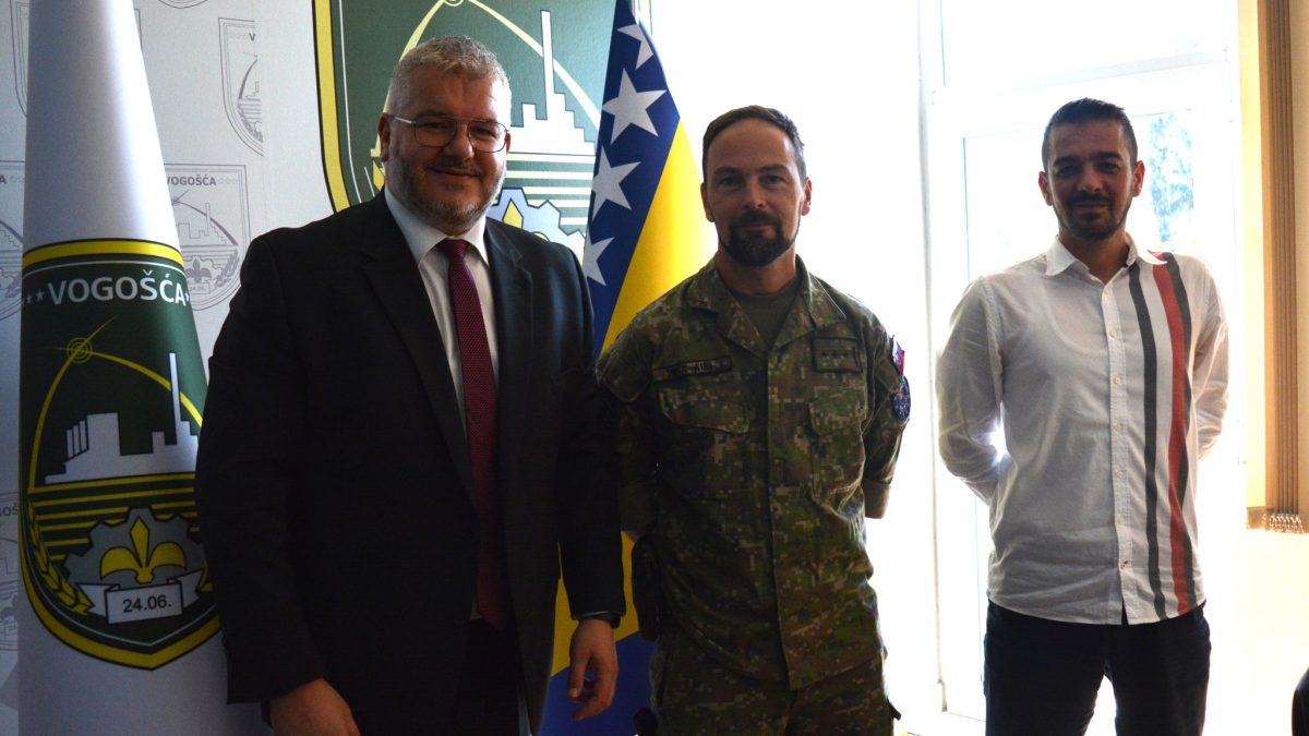 EUFOR U POSJETI OPĆINI VOGOŠĆA