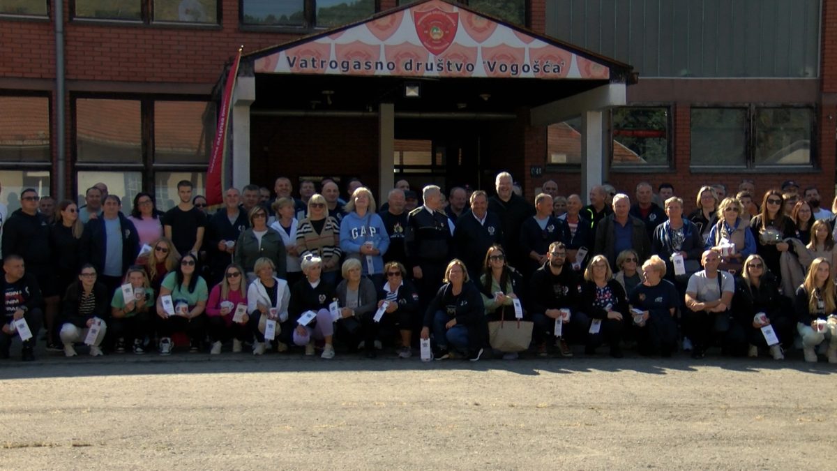 VATROGASNO DRUŠTVO VOGOŠĆA ORGANIZOVALO DOČEK I DRUŽENJE SA ZAGREBAČKIM VATROGASCIMA