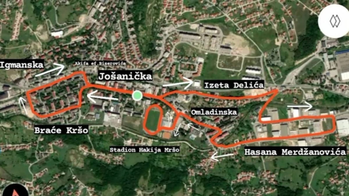 U SUBOTU 9. SEPTEMBRA UTRKA „VOGOŠĆA 5K“, OD 17 DO 20 SATI PRIVREMENA OBUSTAVA SAOBRAĆAJA U CENTRALNOM DIJELU VOGOŠĆE