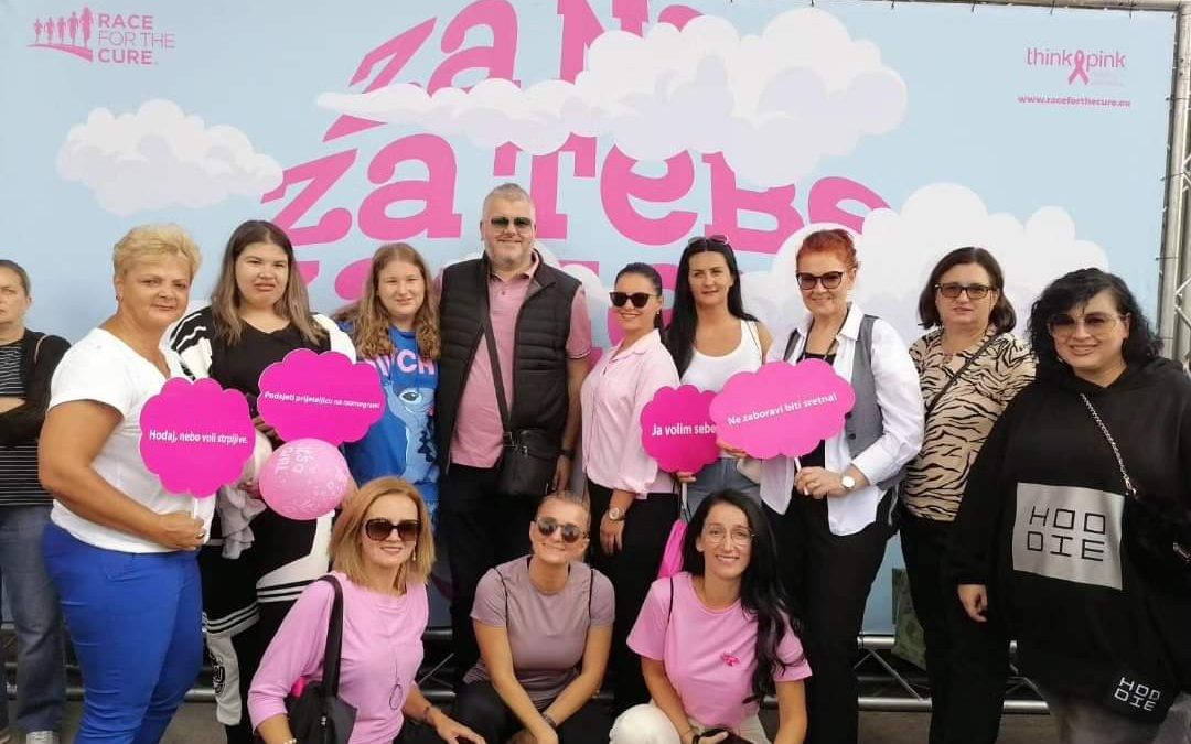 NAČELNIK HASANOVIĆ I ČLANICE VOGOŠĆANSKOG SAHANA PODRŽALI “RACE FOR THE CURE”