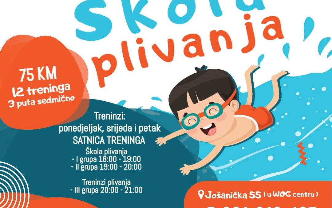 NA VOGOŠĆANSKOM BAZENU POČINJE NOVI CIKLUS ŠKOLE PLIVANJA