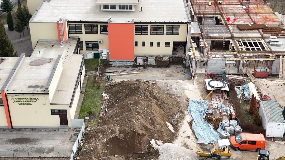 U TOKU DRUGA FAZA PROJEKTA DOGRADNJE OŠ “ZAHID BARUČIJA”