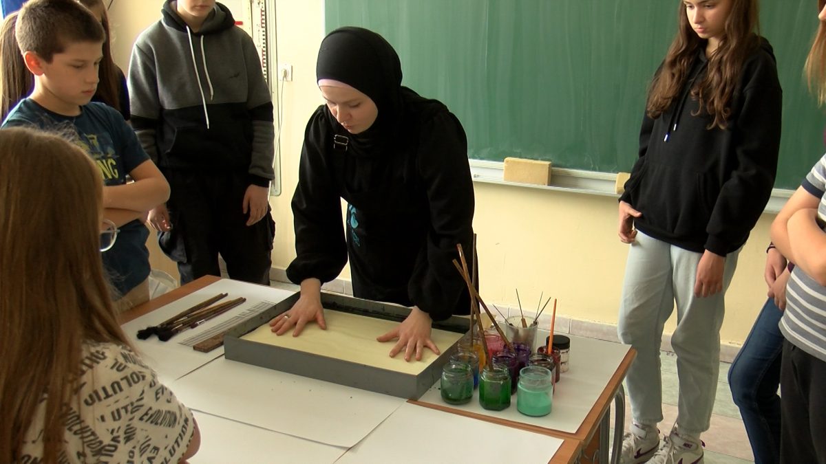 RADIONICA UMJETNOSTI “EBRU” ORGANIZOVANA U OŠ „MIRSAD PRNJAVORAC“