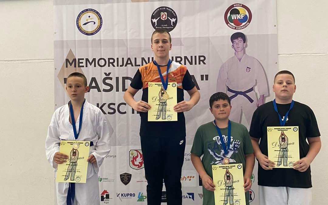 NA MEMORIJALU “RAŠID BUĆA” U ILIJAŠU KARATISTI SAMBONA OSVOJILI OSAM MEDALJA