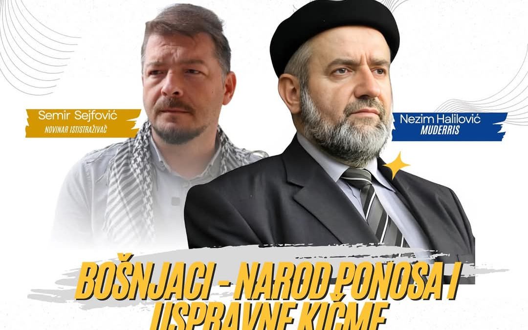 OMLADINSKO UDRUŽENJE “TEMPO” SUTRA ORGANIZUJE TRIBINU POD NAZIVOM „BOŠNJACI – NAROD PONOSA I USPRAVNE KIČME“
