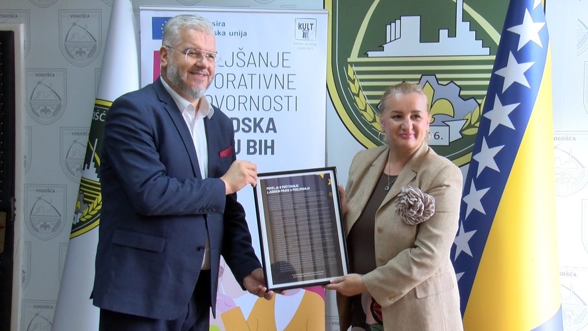 U OPĆINI VOGOŠĆA POTPISANA POVELJA O POŠTIVANJU LJUDSKIH PRAVA U POSLOVANJU