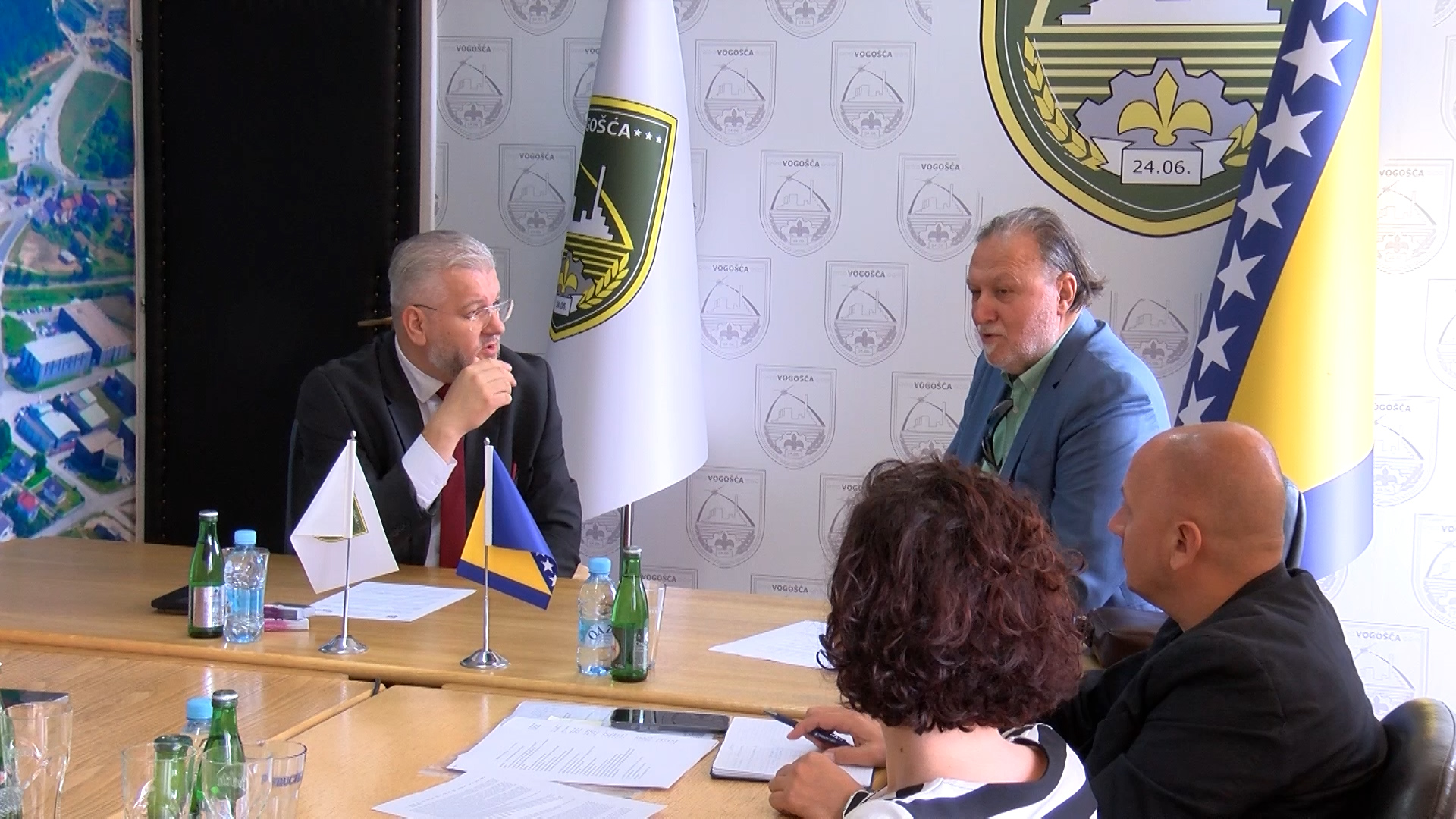 KANTONALNI MINISTAR KOMUNALNE PRIVREDE MLADEN PANDUREVIĆ BORAVIO U RADNOJ POSJETI OPĆINI VOGOŠĆA