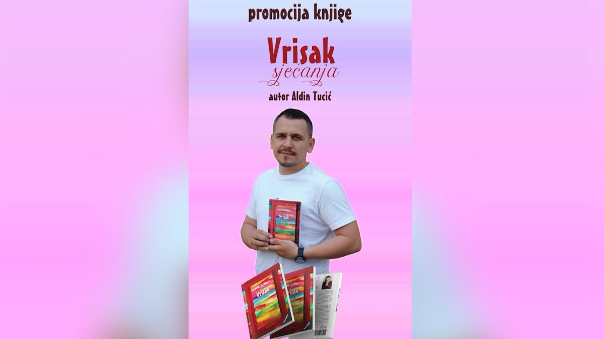 SUTRA U VOGOŠĆI PROMOCIJA KNJIGE “VRISAK SJEĆANJA” AUTORA I GLUMCA ALDINA TUCIĆA