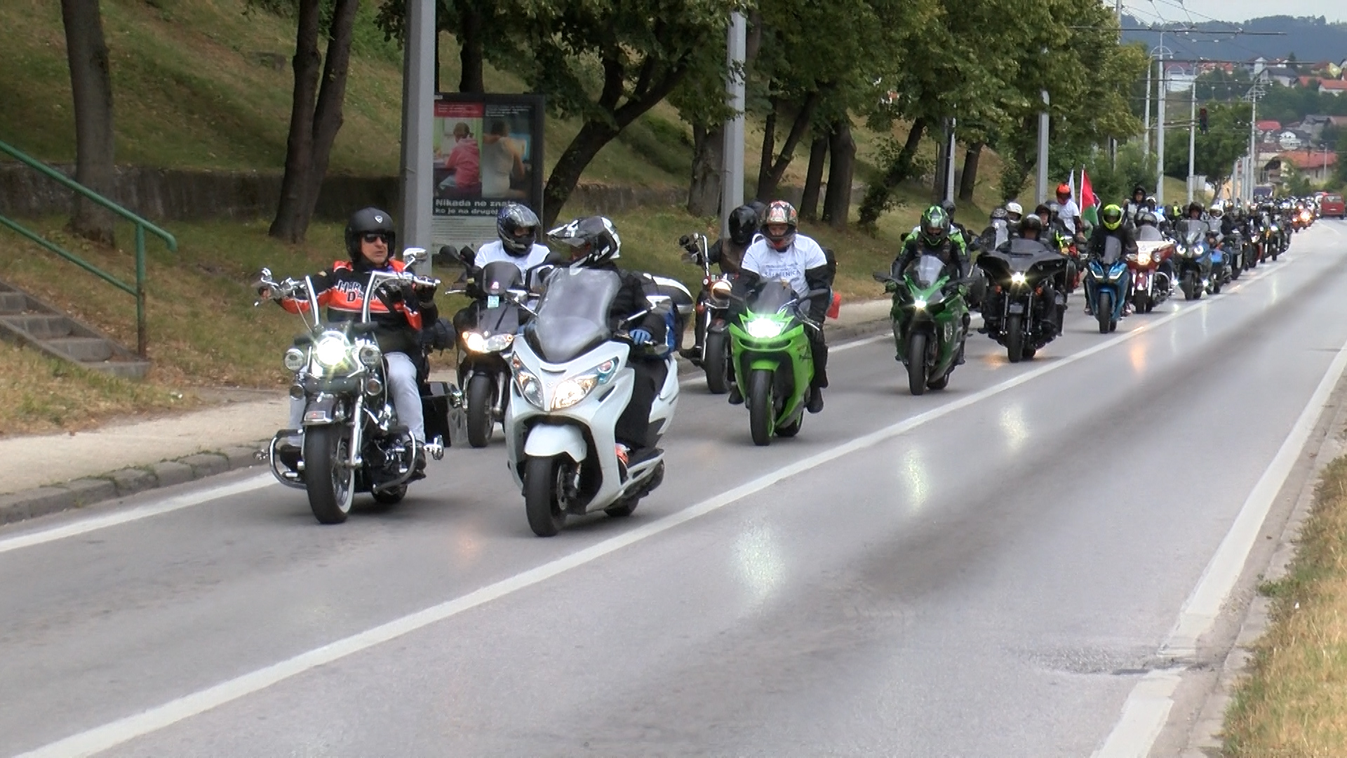 BROJNI UČESNICI MOTOMARATONA PROŠLI KROZ VOGOŠĆU