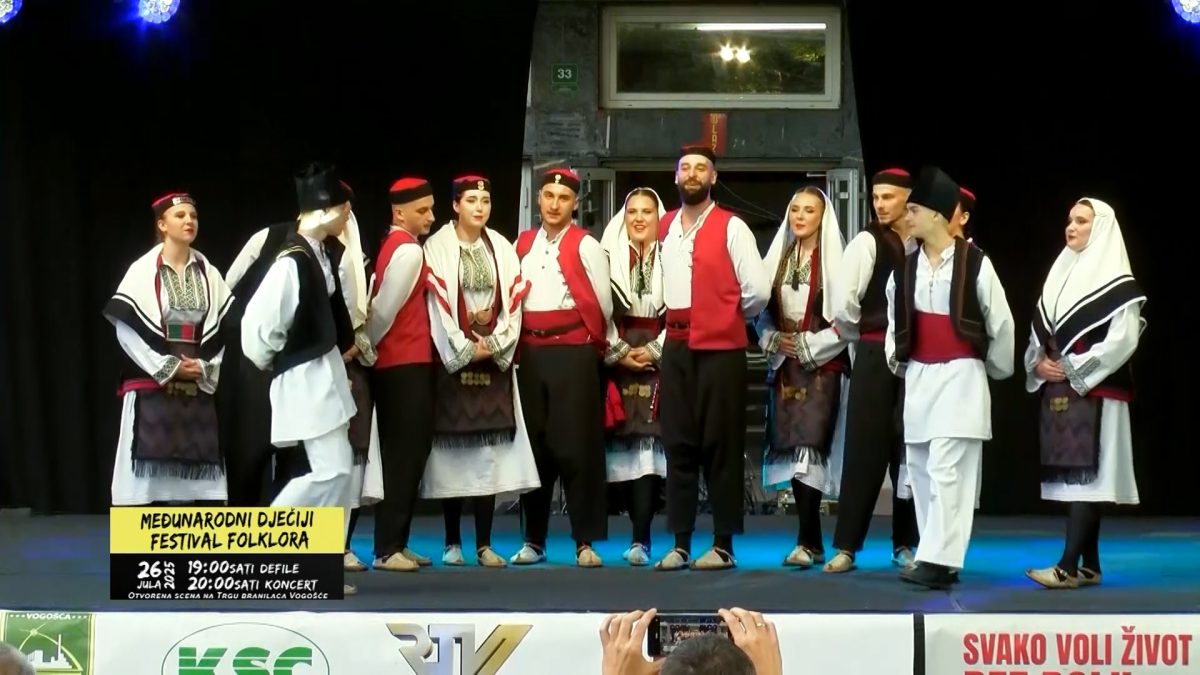 SUTRA U VOGOŠĆI MEĐUNARODNI DJEČIJI FESTIVAL FOLKLORA, SVI STE DOBRODOŠLI