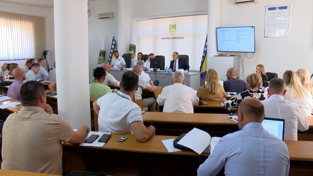 SUTRA 9. REDOVNA SJEDNICA OPĆINSKOG VIJEĆA VOGOŠĆA