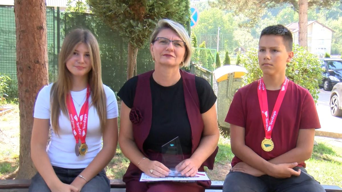 UČENICI OŠ “MIRSAD PRNJAVORAC” ANDA MURATOVIĆ I HAMZA SARAJKIĆ OSTVARILI ZAPAŽEN USPJEH NA GLOBALNOM TAKMIČENJU TEENEAGLE U LONDONU