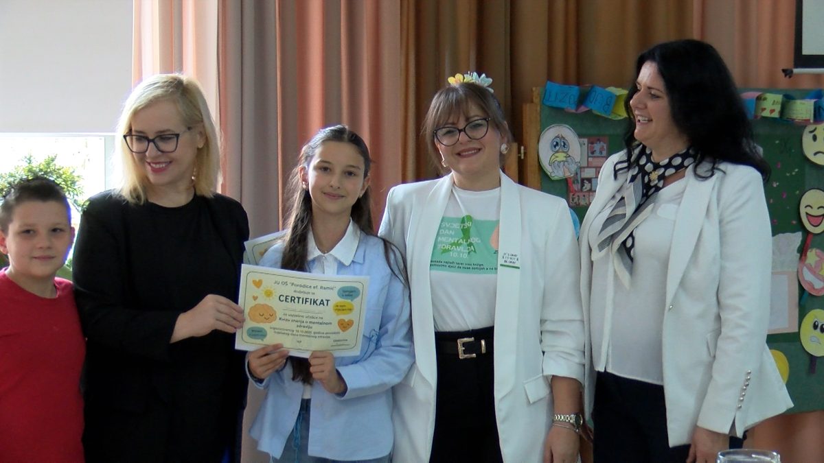 U OŠ “PORODICE ef. RAMIĆ” NA ZANIMLJIV NAČIN OBILJEŽEN DAN MENTALNOG ZDRAVLJA