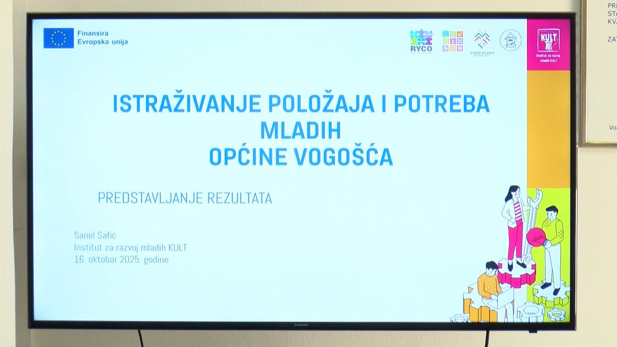 PREDSTAVLJENA ANALIZA O POLOŽAJU I POTREBAMA MLADIH OPĆINE VOGOŠĆA